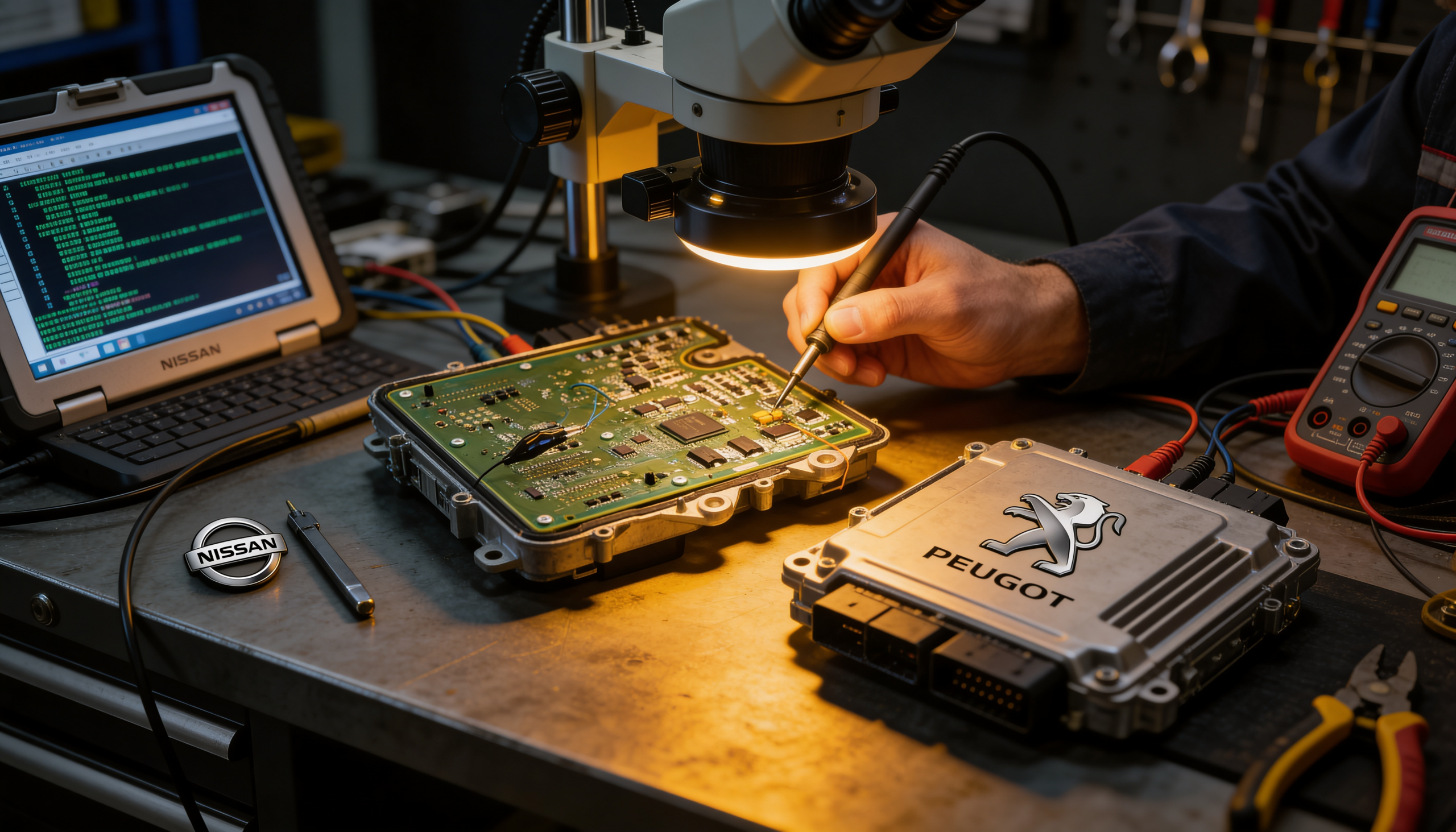 90-Reparación Ecus Nissan y Peugeot – Ing. Jorge Neri