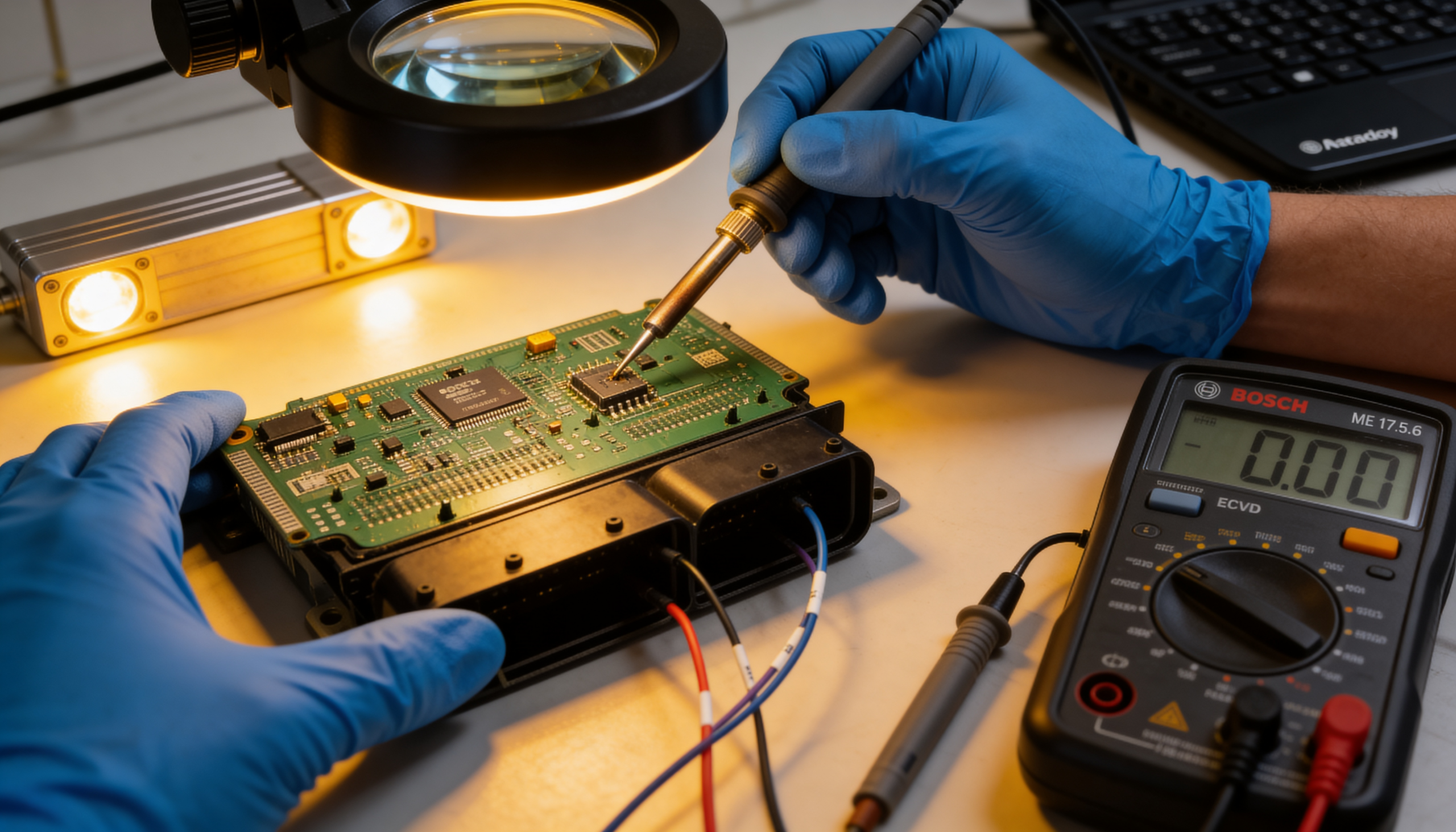 91-Reparación Ecus Bosch ME 17.5.6 – Ing. Oscar Vizcaya